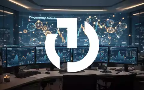 Abstrakte Darstellung von digitaler Werbetechnologie und Marktvolatilität in einem modernen Kontrollraum. - Foto: über boerse-global.de