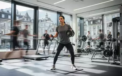 Eine Person trainiert in einem modernen Fitnessstudio, was die regionalen Unterschiede im Sportverhalten verdeutlicht. - Foto: über boerse-global.de