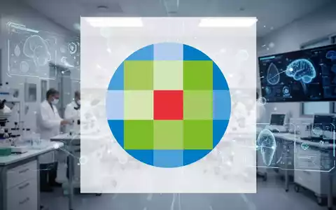 Abstrakte Darstellung von künstlicher Intelligenz im Gesundheitswesen mit digitalen Datenverbindungen in einer Klinik. - Foto: über boerse-global.de
