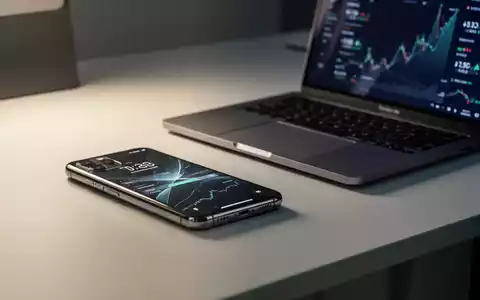 Ein hochwertiges Smartphone und ein Laptop auf einem minimalistischen Schreibtisch repräsentieren Apple Trade-In-Werte. - Foto: über boerse-global.de