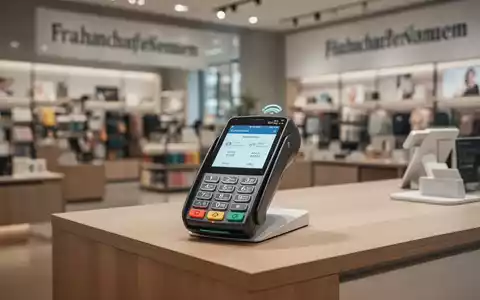 Modernes Kartenterminal an einer Verkaufstheke als Symbol für den Anstieg digitaler Zahlungen in Deutschland. - Foto: über boerse-global.de