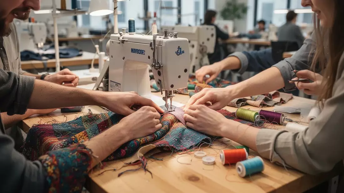 Nähcafé in Monheim: Gemeinsames Reparieren und Upcycling von Textilien