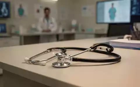 Stethoskop auf einem Schreibtisch in einer modernen Arztpraxis als Symbol für die Herausforderungen im Gesundheitswesen. - Foto: über boerse-global.de