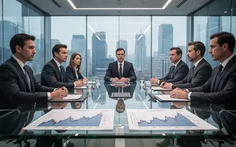 Ein moderner Konferenzraum mit Finanzdiagrammen auf einem gläsernen Tisch, der eine professionelle Geschäftsumgebung darstellt. - Foto: über boerse-global.de