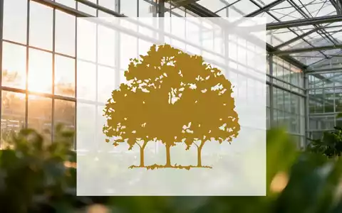 Moderne Gewächshausanlage im sanften Morgenlicht als Symbol für unternehmerisches Wachstum und Erholung. - Foto: über boerse-global.de