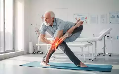 Eine Person bei einer physiotherapeutischen Übung in einem hellen, modernen Raum zur Unterstützung der Gelenkgesundheit. - Foto: über boerse-global.de