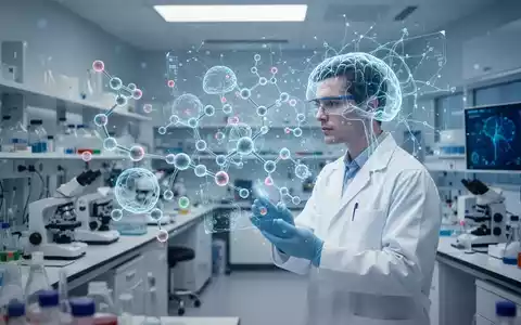 Wissenschaftler bei der Analyse molekularer Strukturen in einem modernen medizinischen Forschungslabor. - Foto: über boerse-global.de