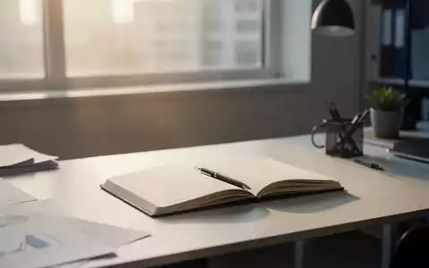 Ein aufgeräumter, heller Schreibtisch mit einem Notizbuch, das eine Atmosphäre von Fokus und Produktivität vermittelt. - Foto: über boerse-global.de