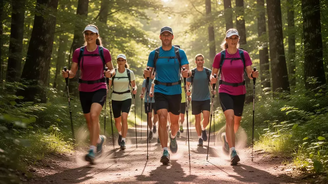 Verler Geh-Treff: Zehn Jahre Nordic Walking als Breitensport-Erfolgsmodell