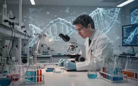 Wissenschaftliche Darstellung einer modernen genetischen Laborumgebung mit Fokus auf evolutionäre Genetik. - Foto: über boerse-global.de