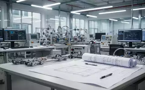Ein moderner, heller Arbeitsplatz mit technischen Unterlagen und Werkzeugen, der die berufliche Ausbildung symbolisiert. - Foto: über boerse-global.de