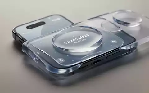 Nahaufnahme eines Smartphone-Bildschirms mit modernem, transluzentem Glas-Interface-Design. - Foto: über boerse-global.de