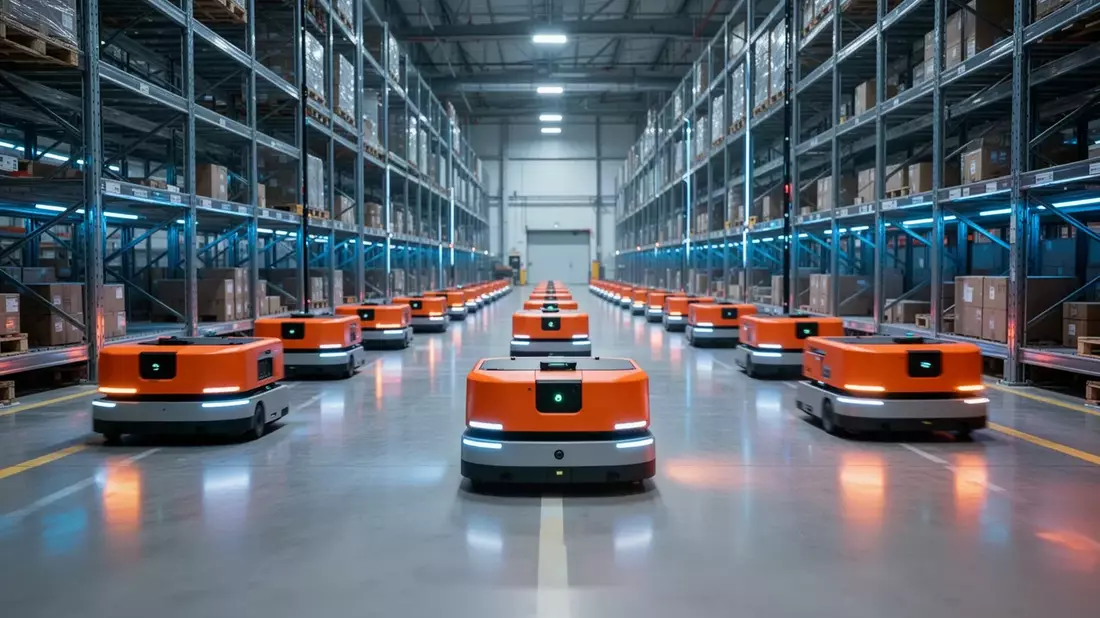 Amazon-Standort Graben: 3.000 Roboter und KI revolutionieren die Lagerlogistik