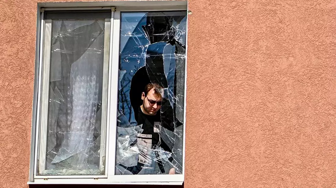Die Stadt Belgorod an der Grenze zur Ukraine wird als Knotenpunkt der russischen Truppenversortung immer wieder angegriffen. (Archivbild) - Bild: Uncredited/AP/dpa