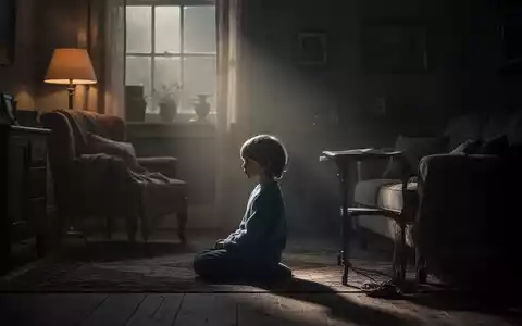 Ein einsames Kind in einem schwach beleuchteten Raum, das die emotionalen Auswirkungen von Isolation und Vernachlässigung symbolisiert. - Foto: über boerse-global.de