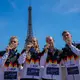 Glänzender EM-Abschluss für das Freiwasser-Team vor prächtiger Kulisse. - Bild: Aurelien Morissard/AP/dpa