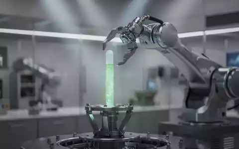 Ein leuchtender Uranbrennstab in einem modernen Labor, der die steigenden Uranpreise und den Bergbausektor symbolisiert. - Foto: über boerse-global.de