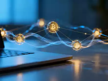 Abstrakte Darstellung von digitaler Finanztechnologie und vernetzten Datenströmen in einer modernen, professionellen Umgebung. - Foto: über boerse-global.de