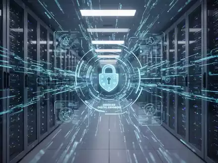 Digitale Visualisierung einer isolierten Testumgebung für KI-Sicherheitsanalysen mit leuchtenden Datenströmen. - Foto: über boerse-global.de