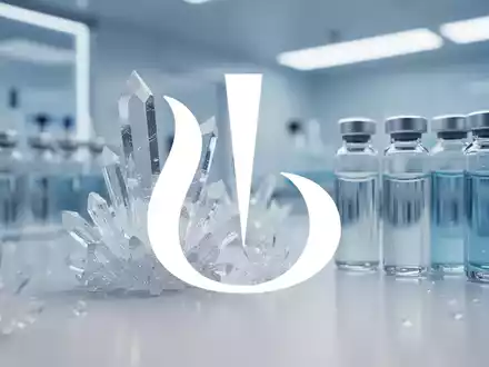Abstrakte Darstellung moderner pharmazeutischer Forschung und medizinischer Innovation in einem sterilen Laborumfeld. - Foto: über boerse-global.de