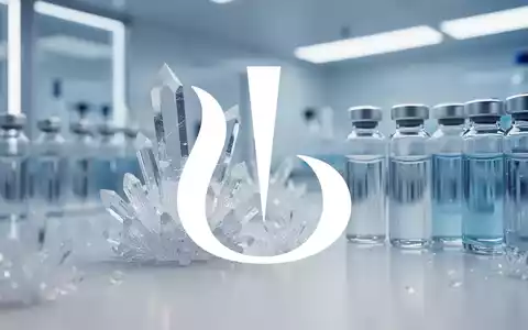Abstrakte Darstellung moderner pharmazeutischer Forschung und medizinischer Innovation in einem sterilen Laborumfeld. - Foto: über boerse-global.de