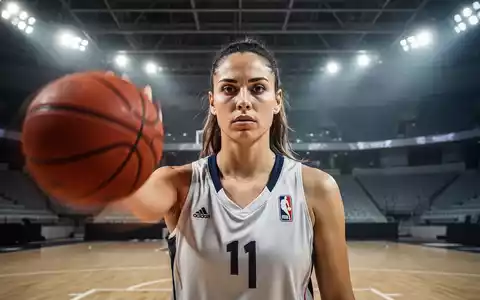 Basketballspielerin in einer modernen Arena, die sich konzentriert auf ihr Training vorbereitet. - Foto: über boerse-global.de