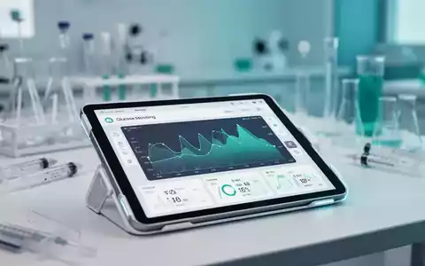 Modernes medizinisches Gerät mit digitalen Gesundheitsdaten zur Diabetesüberwachung in einer klinischen Umgebung. - Foto: über boerse-global.de