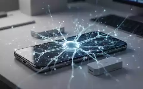 Abstraktes digitales Netzwerk auf einem Smartphone-Display, das technologische Innovation und künstliche Intelligenz symbolisiert. - Foto: über boerse-global.de