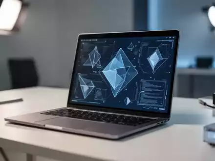 Ein moderner Laptop in einem hellen Büro, der digitale Software-Schnittstellen darstellt. - Foto: über boerse-global.de