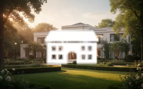 Elegante Privatklinik in einer weitläufigen Parkanlage bei goldenem Licht. - Foto: über boerse-global.de