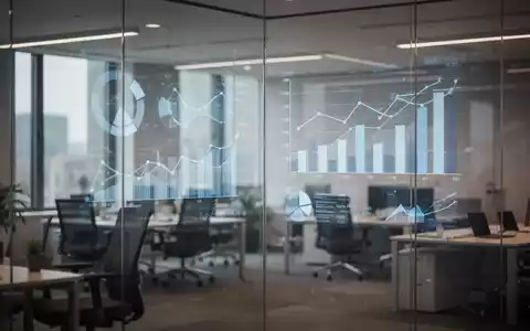 Abstrakte Datenvisualisierung mit einer europäischen Finanzkarte und statistischen Grafiken in einem modernen Büro. - Foto: über boerse-global.de
