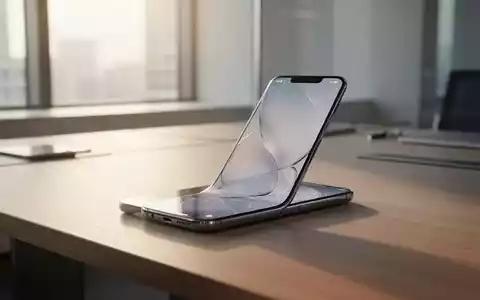 Ein modernes Smartphone auf einem minimalistischen Schreibtisch in einem hellen Büro. - Foto: über boerse-global.de