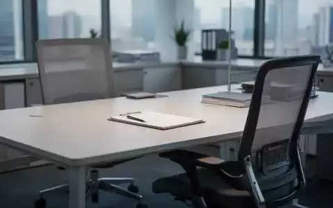 Ein aufgeräumter, moderner Büroarbeitsplatz mit ergonomischem Stuhl und Notizblock, der eine Atmosphäre von Struktur und Ruhe vermittelt. - Foto: über boerse-global.de