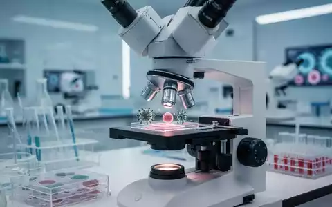 Modernes medizinisches Labor mit Mikroskop zur Erforschung von Viren und neurodegenerativen Erkrankungen. - Foto: über boerse-global.de