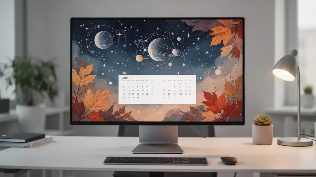Smashing Magazine: August-Wallpaper mit Perseiden und Herbstbeginn