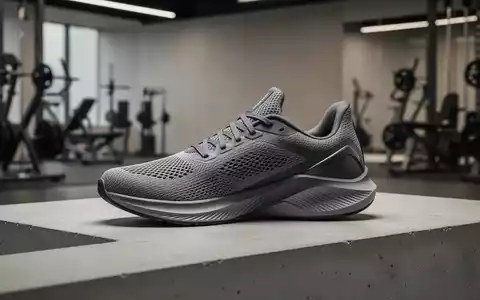 Moderner Fitness-Sneaker auf einer minimalistischen Betonoberfläche in einem professionellen Fitnessstudio. - Foto: über boerse-global.de