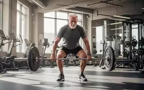 Ein sportlicher Senior beim Krafttraining in einem modernen Fitnessstudio, Fokus auf körperliche Vitalität und gesundes Altern. - Foto: über boerse-global.de