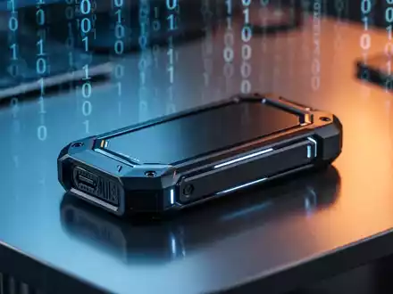 Eine Coldcard Hardware-Wallet liegt auf einem Schreibtisch im Schatten, symbolisch für Sicherheitslücken bei Krypto-Wallets. - Foto: über boerse-global.de