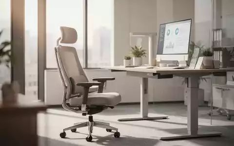 Moderner, ergonomisch eingerichteter Büroarbeitsplatz mit Fokus auf gesundheitsfördernde Arbeitsbedingungen. - Foto: über boerse-global.de