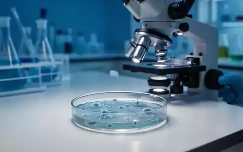 Ein medizinisches Labor mit einem Mikroskop, das die Erforschung von zellbiologischen Prozessen symbolisiert. - Foto: über boerse-global.de