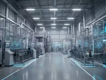 Moderne Industrieanlage zur Verarbeitung seltener Erden mit Fokus auf Hochtechnologie und saubere Fertigung. - Foto: über boerse-global.de
