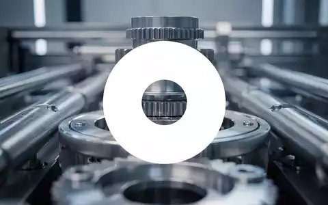 Abstrakte Darstellung moderner Industrietechnik und Maschinenbau in kühlem, professionellem Licht. - Foto: über boerse-global.de