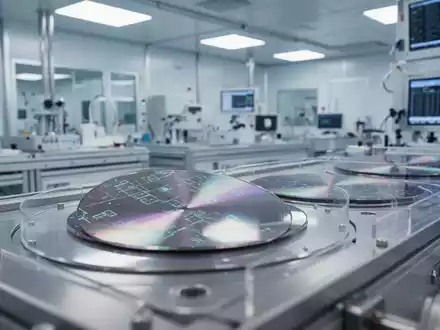 Hochmoderne Halbleiter-Fertigung mit Silizium-Wafern in einem Reinraum. - Foto: über boerse-global.de