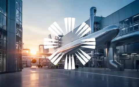 Moderne Industrieanlage und Luftfahrttechnik in einer professionellen, atmosphärischen Darstellung - Foto: über boerse-global.de