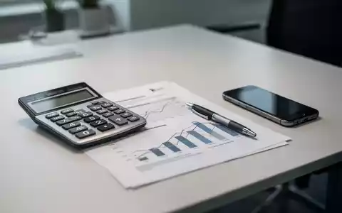 Schreibtisch mit Taschenrechner und Finanzdokumenten als Symbol für die Rahmenbedingungen von Minijobs. - Foto: über boerse-global.de
