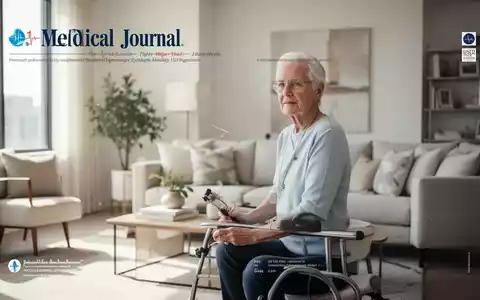 Eine ältere Person in einem hellen, modernen Wohnzimmer, die einen gesunden Lebensstil verkörpert. - Foto: über boerse-global.de