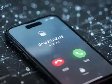 Nahaufnahme eines modernen Smartphones mit einem eingehenden Anruf, symbolisiert Cyberkriminalität und Telefonbetrug. - Foto: über boerse-global.de
