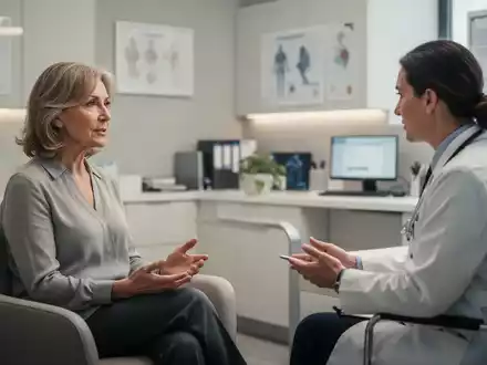Ärztliches Beratungsgespräch in einer modernen Praxis, das den Fokus auf Gesundheitsvorsorge und Stoffwechsel legt. - Foto: über boerse-global.de