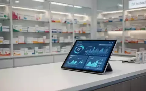 Modernes Apothekendesign mit digitaler Technologie zur Unterstützung klinischer Dienstleistungen und Prozessoptimierung. - Foto: über boerse-global.de