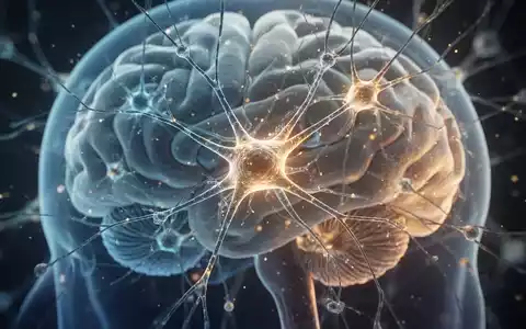 Abstrakte Visualisierung eines neuronalen Netzwerks mit leuchtenden Astrozyten, die Regenerationsprozesse im Gehirn darstellen. - Foto: über boerse-global.de